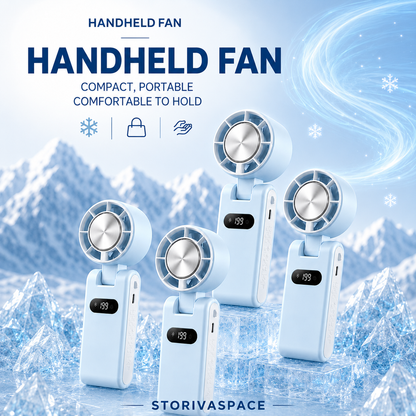 🔥Last day of limited-time event  Handheld cooling semiconductor mini fan🔥