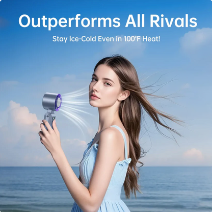 🔥Last day of limited-time event  Handheld cooling semiconductor mini fan🔥