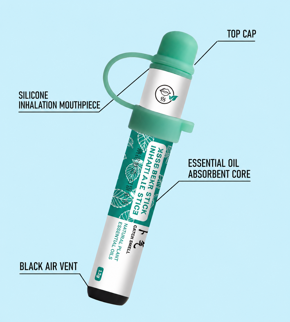 🔥Buy more, get more free Plant-Based Herbal Nasal Inhaler – 4 Refreshing Scents🔥