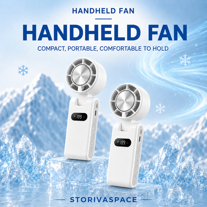 🔥Last day of limited-time event  Handheld cooling semiconductor mini fan🔥