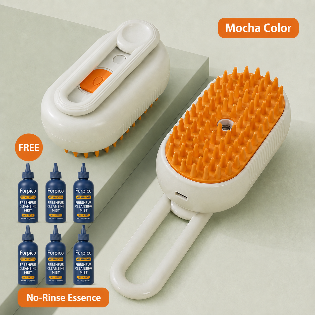 1 hair brush + 6 bottles of conditioning solution