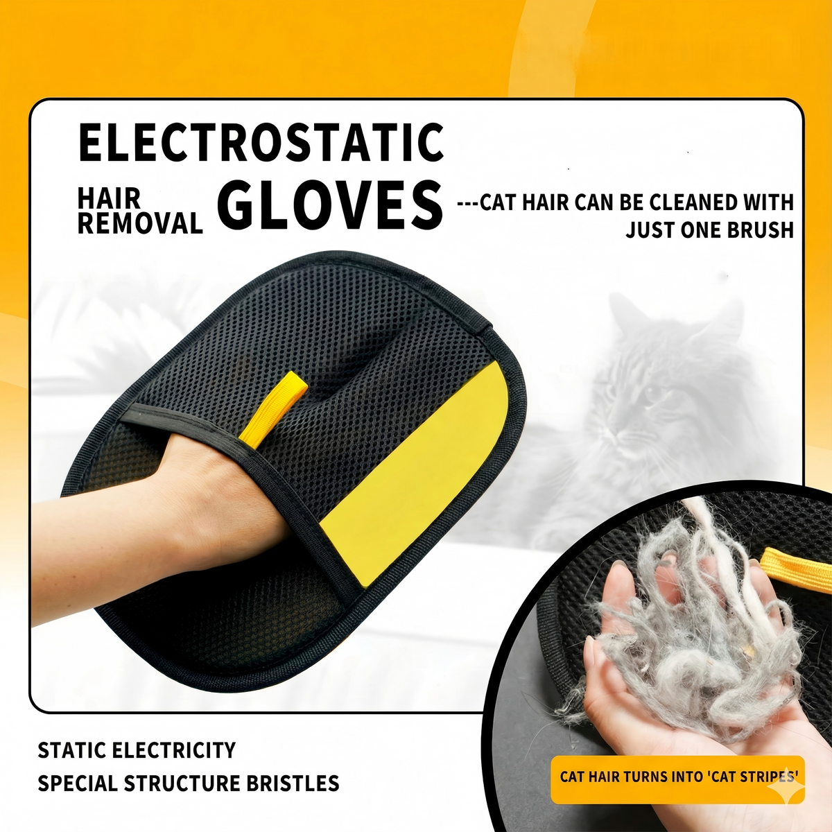 🔥Last Day Buy 1 Get 1 Free $9.99 Each🔥Pet Hair Removal Gloves