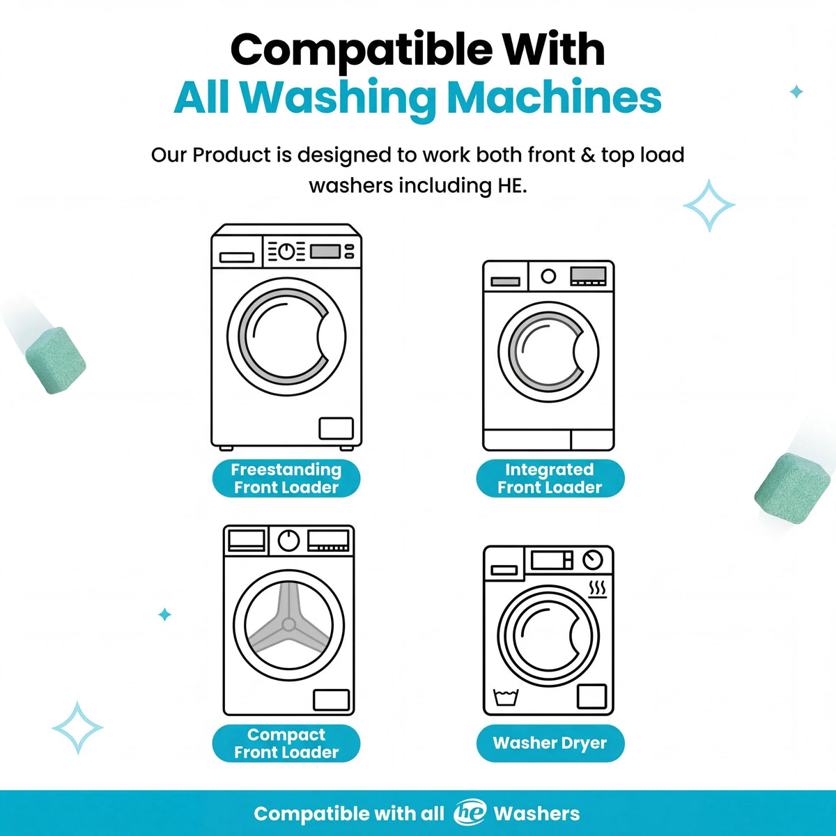 🔥Buy More, Get More — Plus FREE Pet Hair Catchers WASHING MACHINE CLEANER PRO 🔥