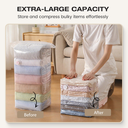 💨No-Pump 3D Vacuum Storage Bags ⏰LIMITED SALE  Buy more Save more⏰