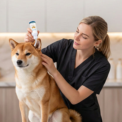 🐶 🧴 Gentle Pet Ear Cleaner – Relieves Itching, Removes Earwax & Eliminates Odors – Perfect for Dogs & Cats 🐱
