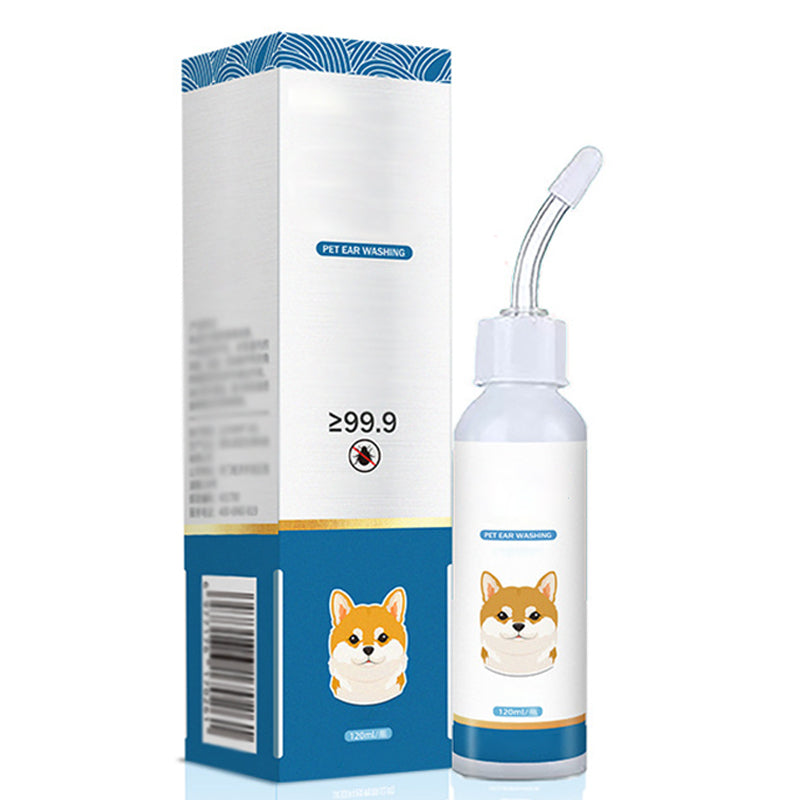 🐶 🧴 Gentle Pet Ear Cleaner – Relieves Itching, Removes Earwax & Eliminates Odors – Perfect for Dogs & Cats 🐱