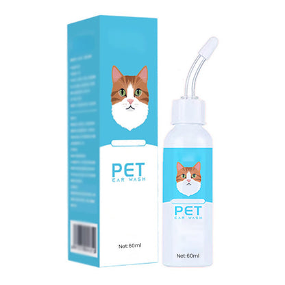 🐶 🧴 Gentle Pet Ear Cleaner – Relieves Itching, Removes Earwax & Eliminates Odors – Perfect for Dogs & Cats 🐱